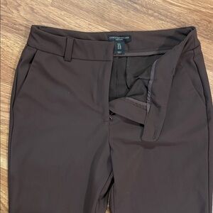 Christian Siriano Dark Brown Trousers